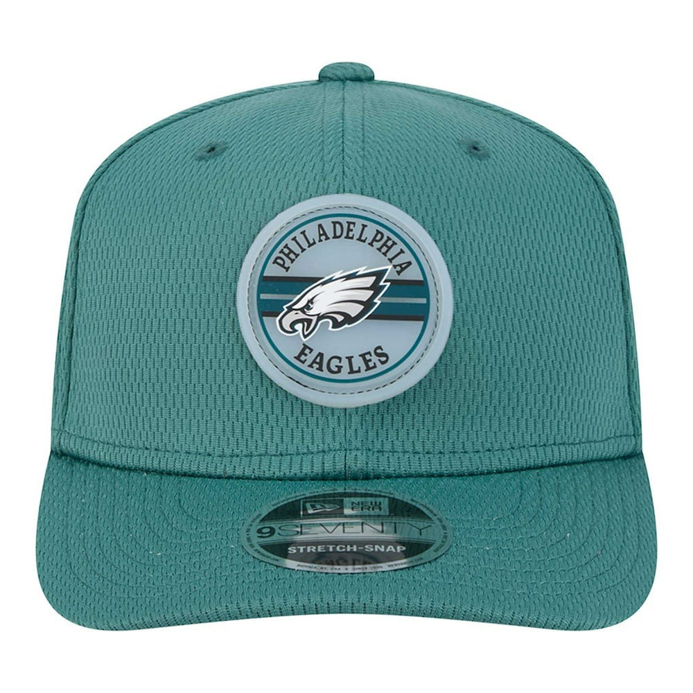 Philadelphia Eagles New Era Adventure Patched 9SEVENTY Stretch-Snap Adjustable Hat - Midnight Green outlet