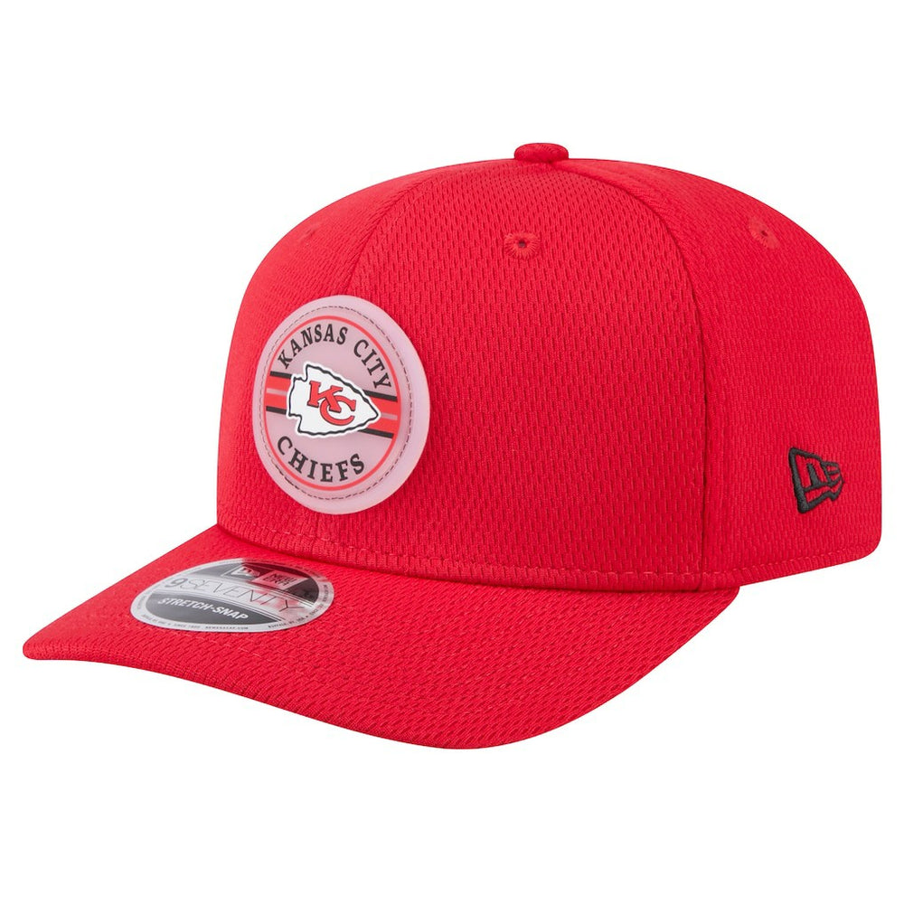 Kansas City Chiefs New Era Adventure Patched 9SEVENTY Stretch-Snap Adjustable Hat - Red for sale