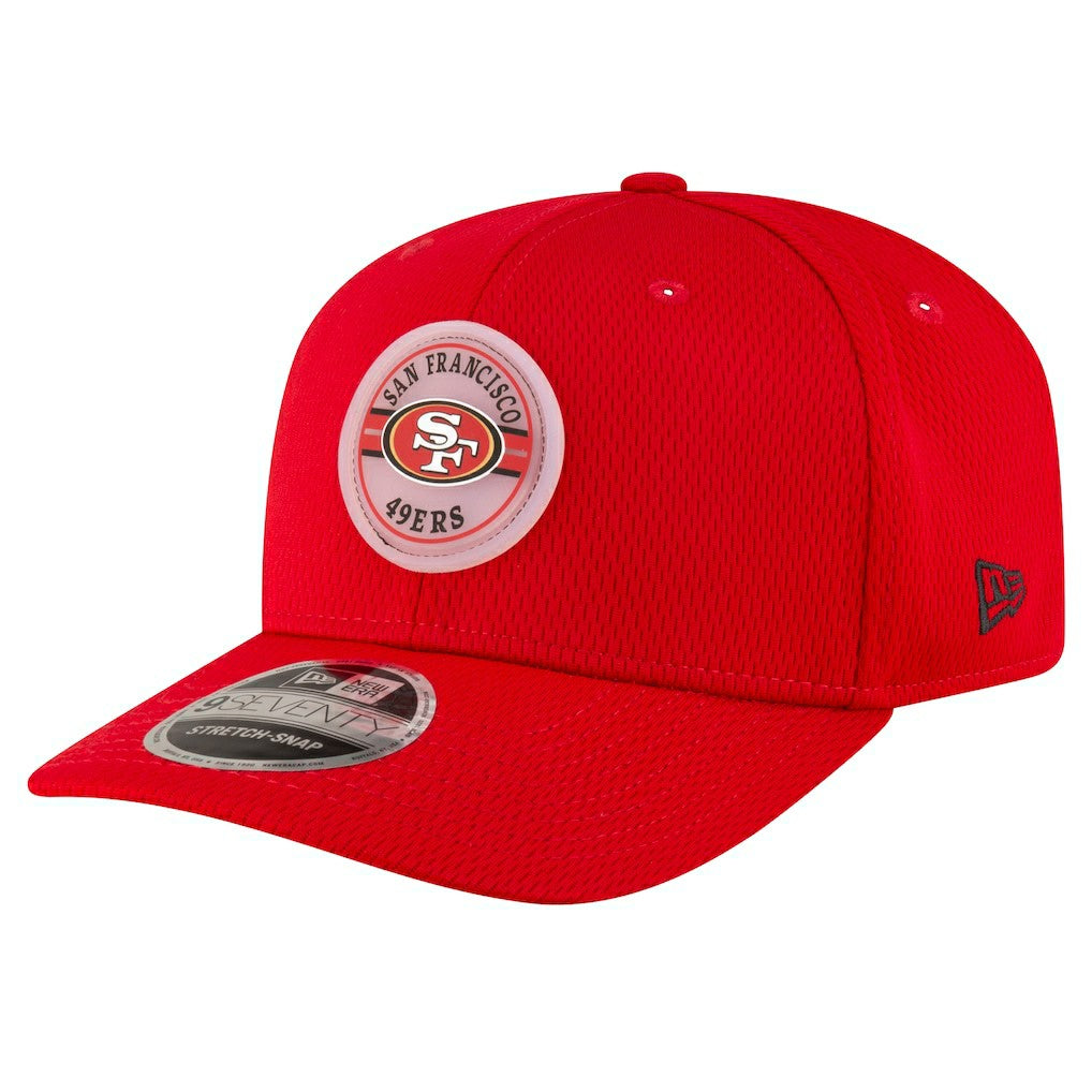 San Francisco 49ers New Era Adventure Patched 9SEVENTY Stretch-Snap Adjustable Hat - Scarlet on sale