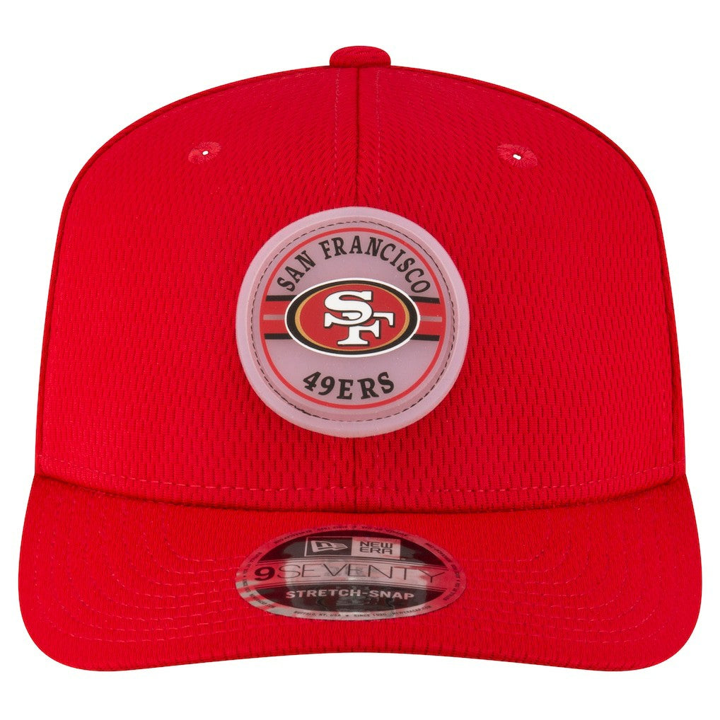 San Francisco 49ers New Era Adventure Patched 9SEVENTY Stretch-Snap Adjustable Hat - Scarlet on sale