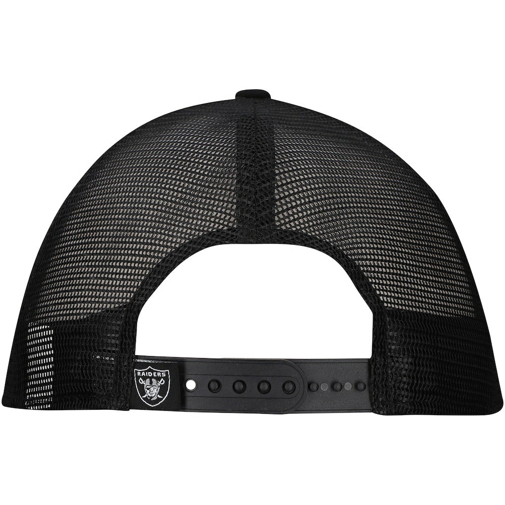 New Era Las Vegas Raiders Distressed 9FIFTY A-Frame Snapback Hat - White/Black on sale