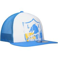 New Era Los Angeles Chargers Distressed 9FIFTY A-Frame Snapback Hat - White/Powder Blue online