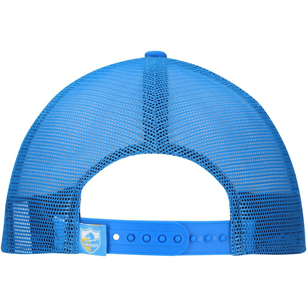 New Era Los Angeles Chargers Distressed 9FIFTY A-Frame Snapback Hat - White/Powder Blue online