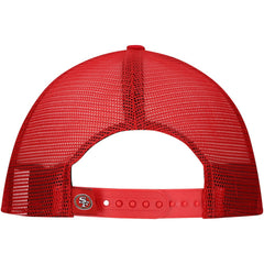 New Era San Francisco 49ers Distressed 9FIFTY A-Frame Snapback Hat - White/Scarlet online