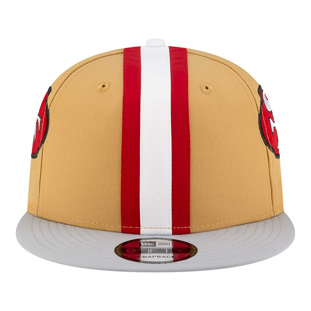 San Francisco 49ers New Era Throwback Helmet 9FIFTY Snapback Hat - Gold on sale