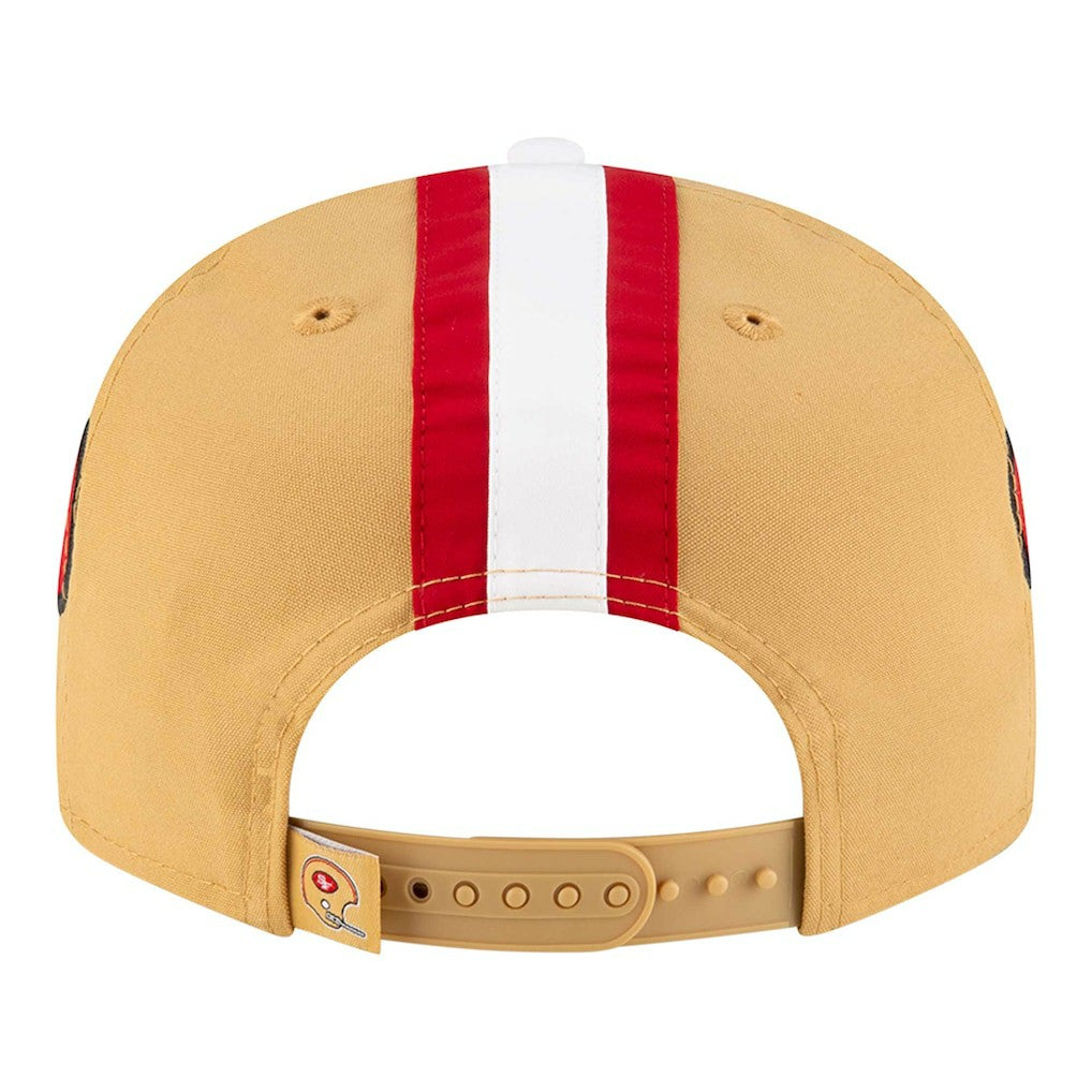 San Francisco 49ers New Era Throwback Helmet 9FIFTY Snapback Hat - Gold on sale