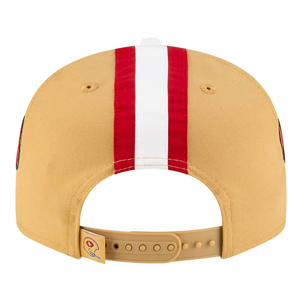 San Francisco 49ers New Era Throwback Helmet 9FIFTY Snapback Hat - Gold on sale