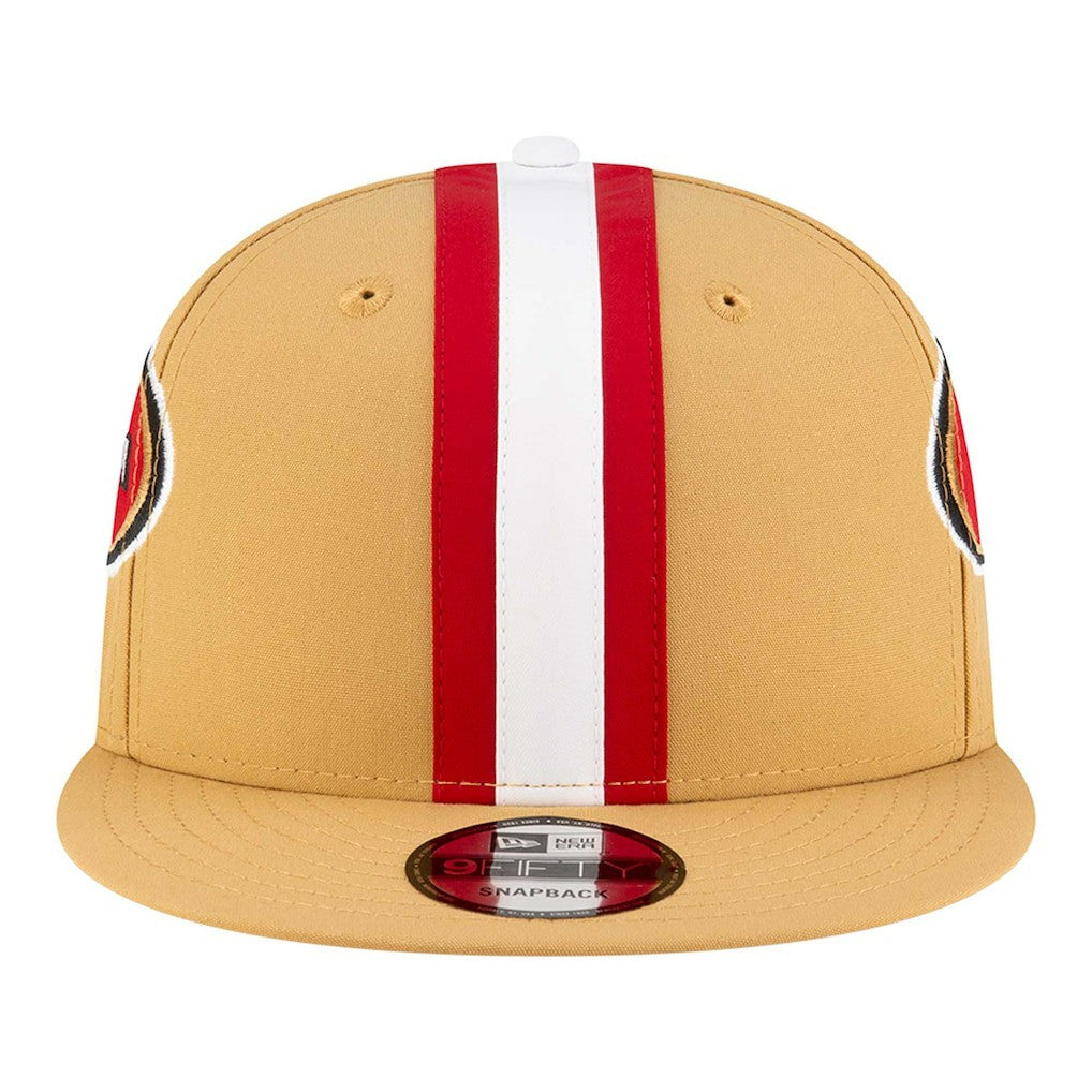 San Francisco 49ers New Era Helmet 9FIFTY Snapback Hat - Gold discount