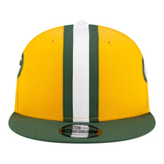 Green Bay Packers New Era Helmet 9FIFTY Snapback Hat - Gold sale