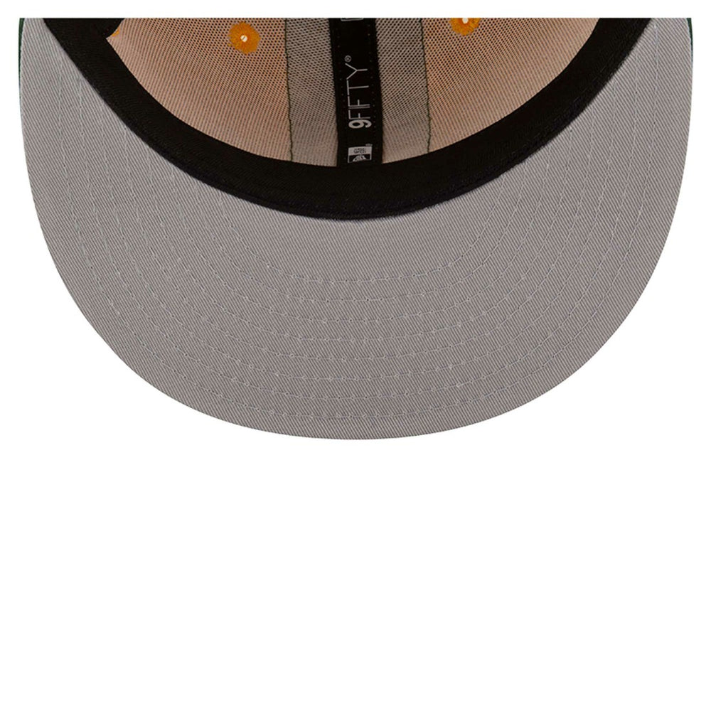 Green Bay Packers New Era Helmet 9FIFTY Snapback Hat - Gold sale