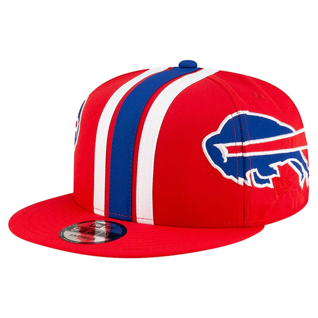 Buffalo Bills New Era Throwback Helmet 9FIFTY Snapback Hat - Red on sale