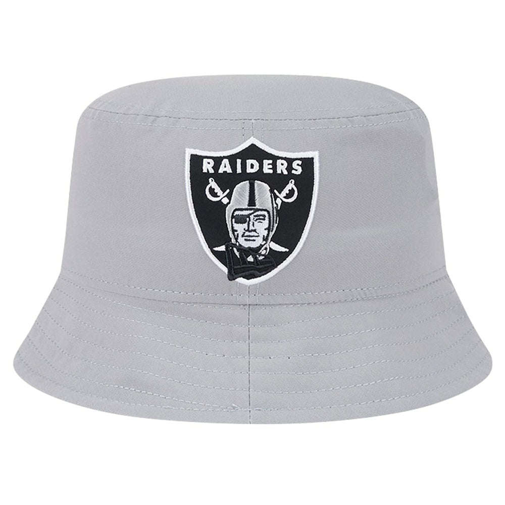 Las Vegas Raiders New Era Helmet Bucket Hat - Gray for sale