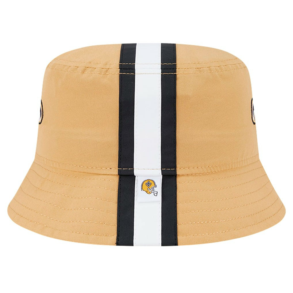New Orleans Saints New Era Helmet Bucket Hat - Gold outlet