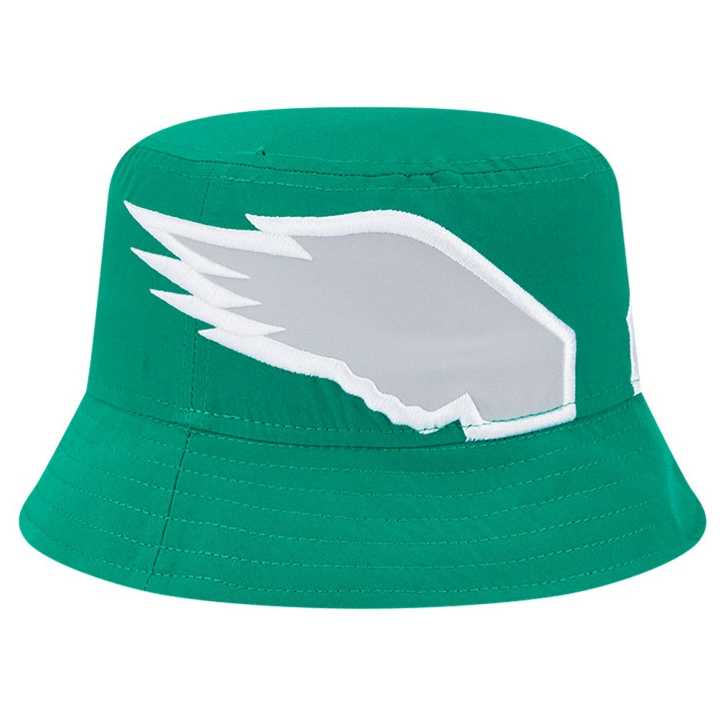 Philadelphia Eagles New Era Helmet Bucket Hat - Kelly Green on sale