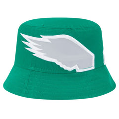 Philadelphia Eagles New Era Helmet Bucket Hat - Kelly Green on sale