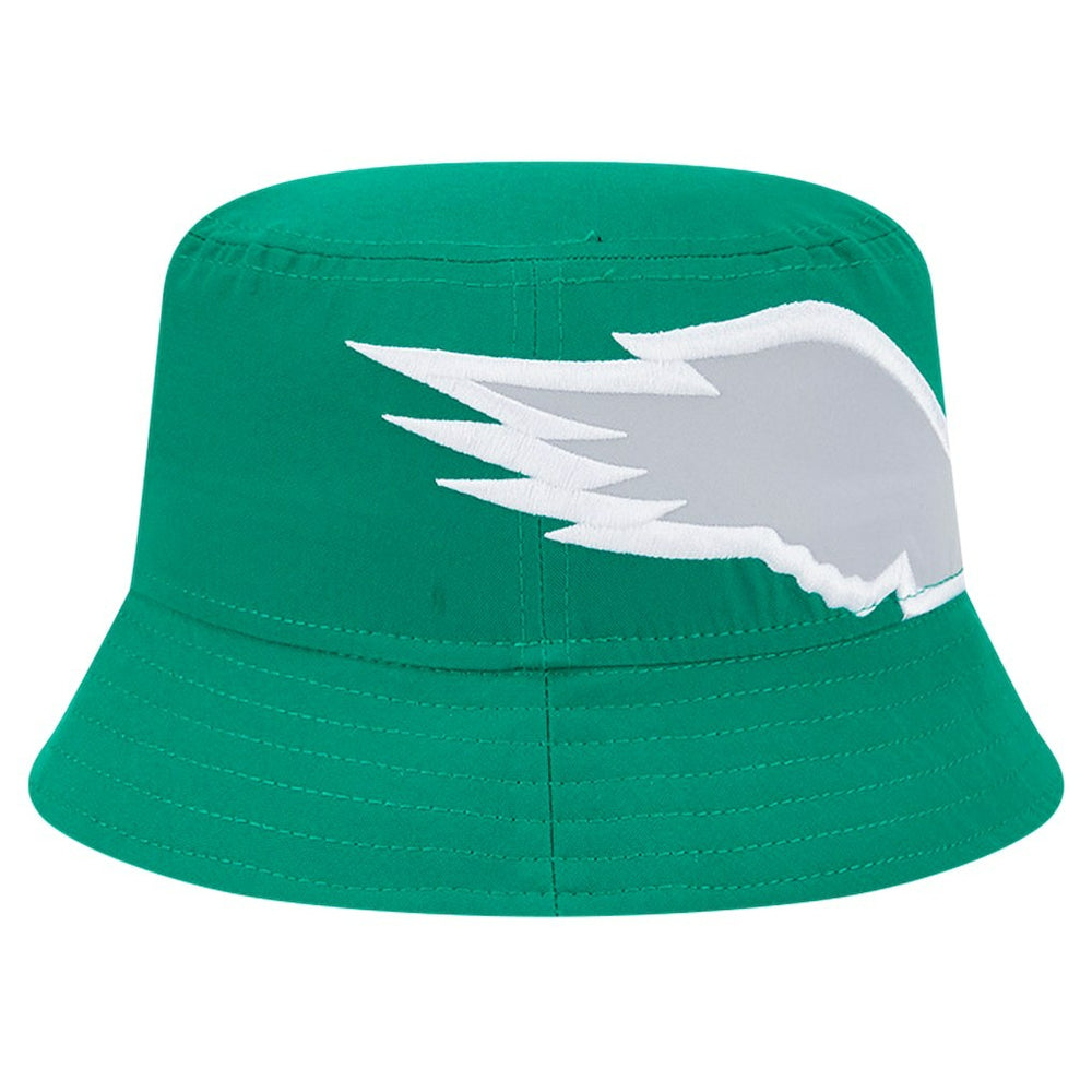 Philadelphia Eagles New Era Helmet Bucket Hat - Kelly Green on sale