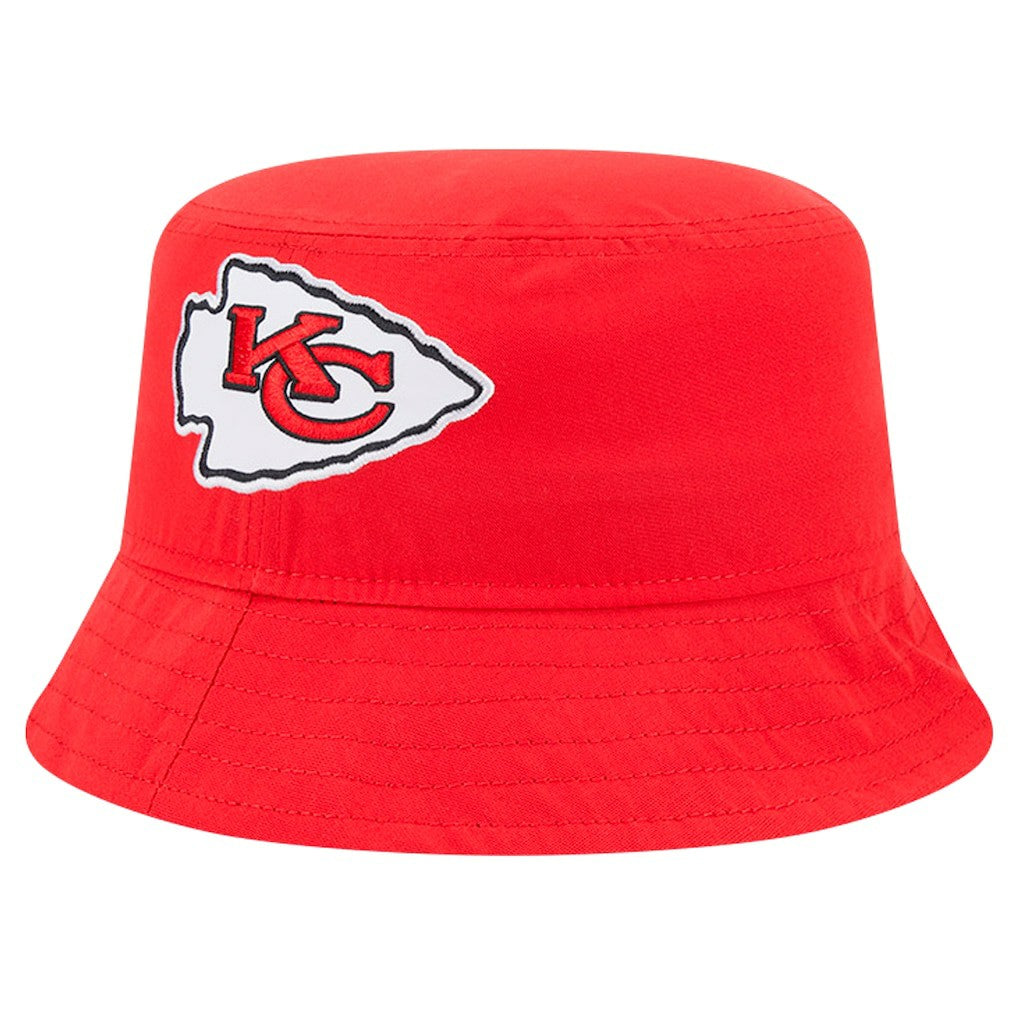 Kansas City Chiefs New Era Helmet Bucket Hat - Red outlet