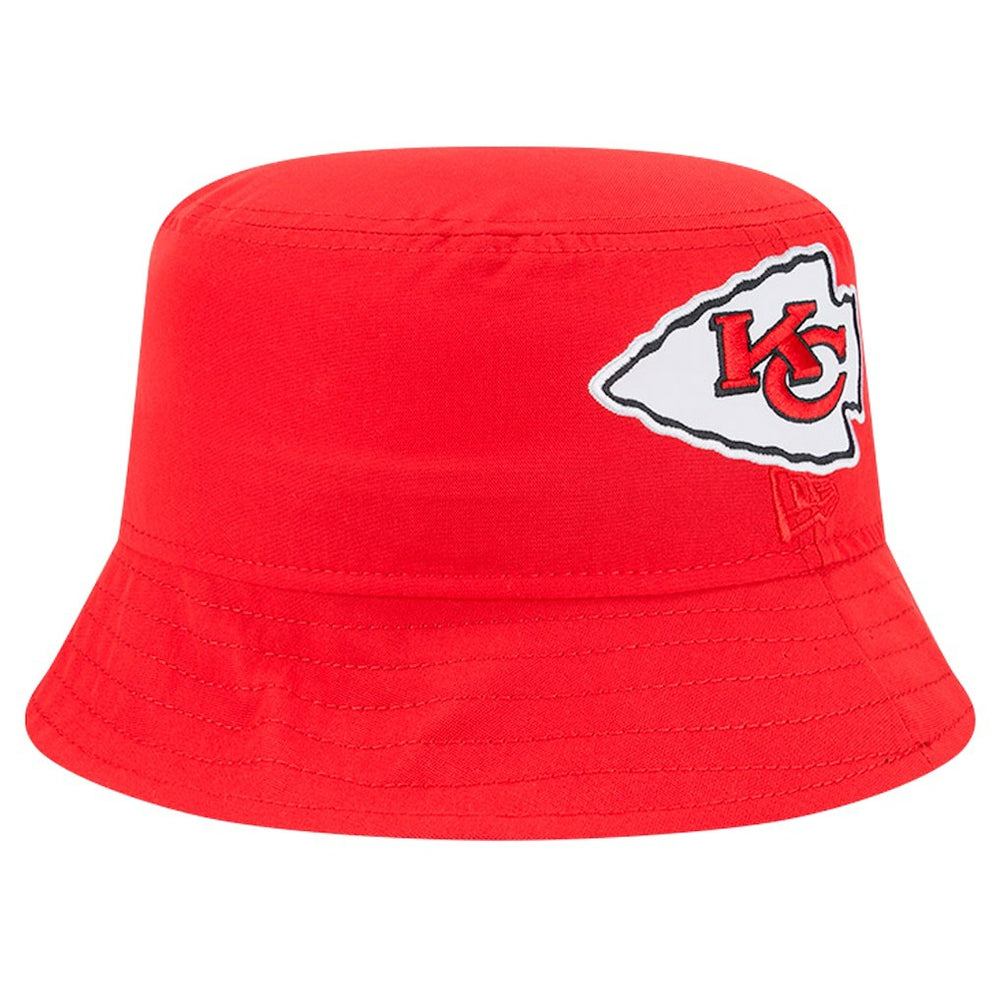 Kansas City Chiefs New Era Helmet Bucket Hat - Red outlet