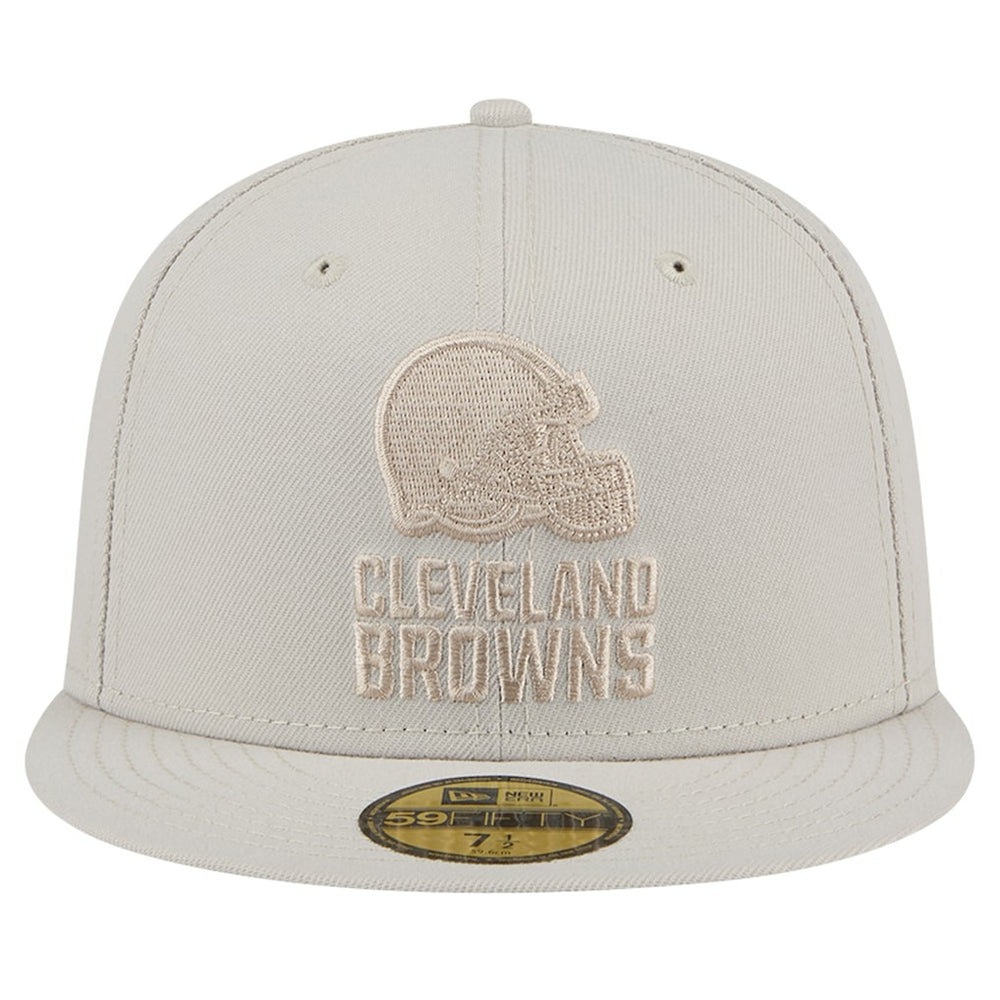Cleveland Browns New Era Color Pack 59FIFTY Fitted Hat - Stone outlet
