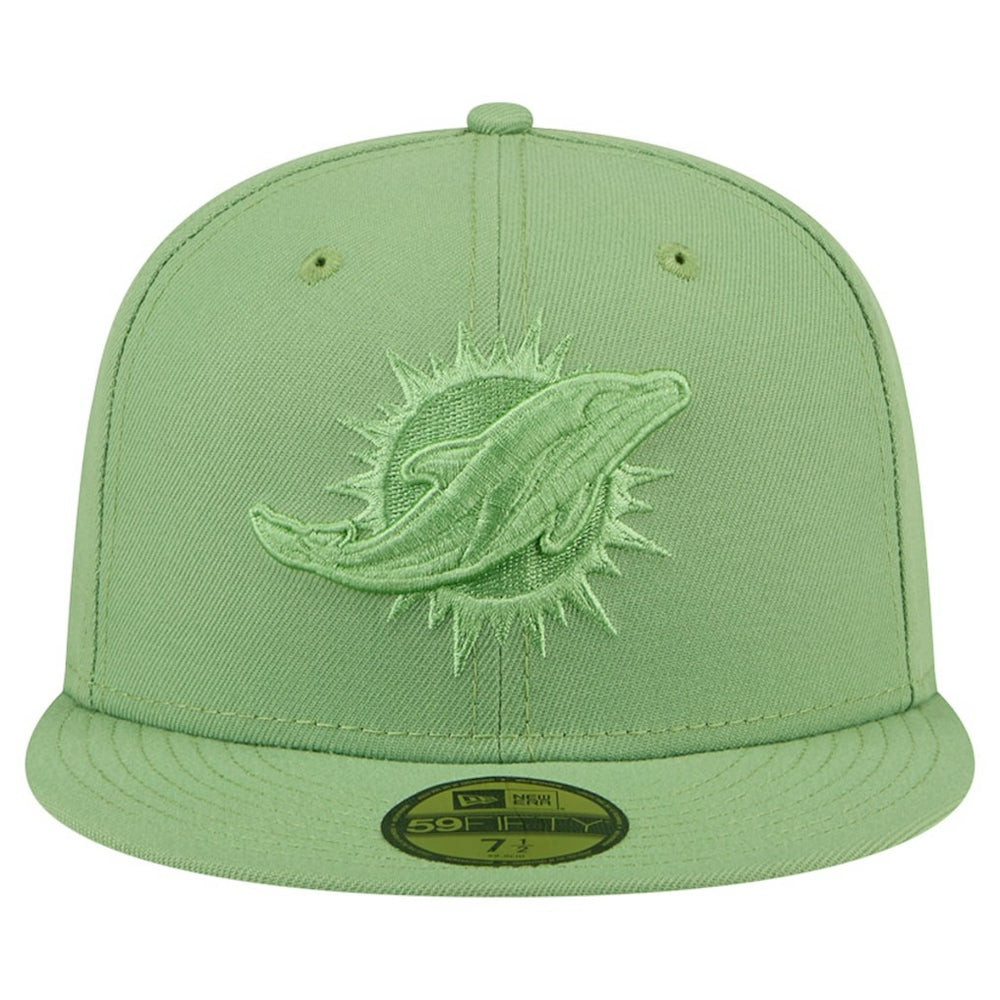 Miami Dolphins New Era Color Pack 59FIFTY Fitted Hat - Green on sale