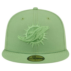 Miami Dolphins New Era Color Pack 59FIFTY Fitted Hat - Green on sale