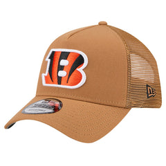 Cincinnati Bengals New Era Color Pack A-Frame Trucker 9FORTY Adjustable Hat - Brown outlet