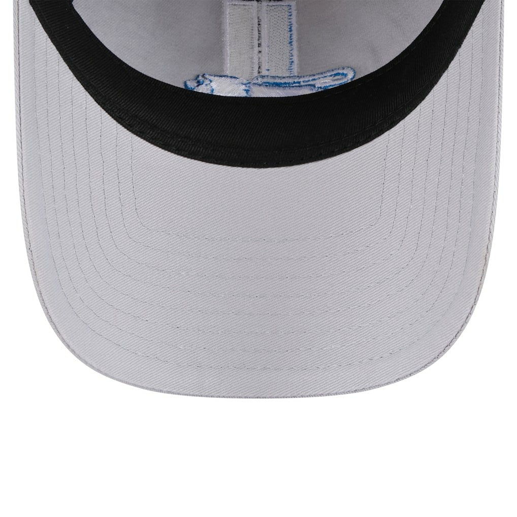 Detroit Lions New Era Women's Throwback Main Core Classic 2.0 9TWENTY Adjustable Hat - Silver sale