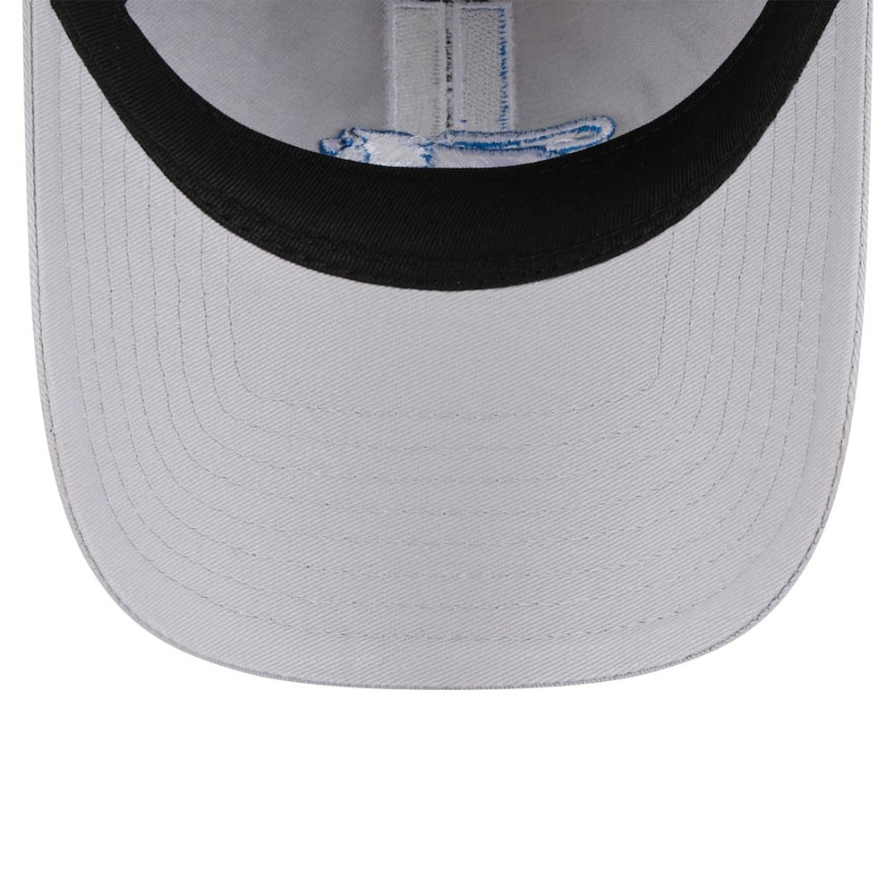 Detroit Lions New Era Women's Throwback Main Core Classic 2.0 9TWENTY Adjustable Hat - Silver sale