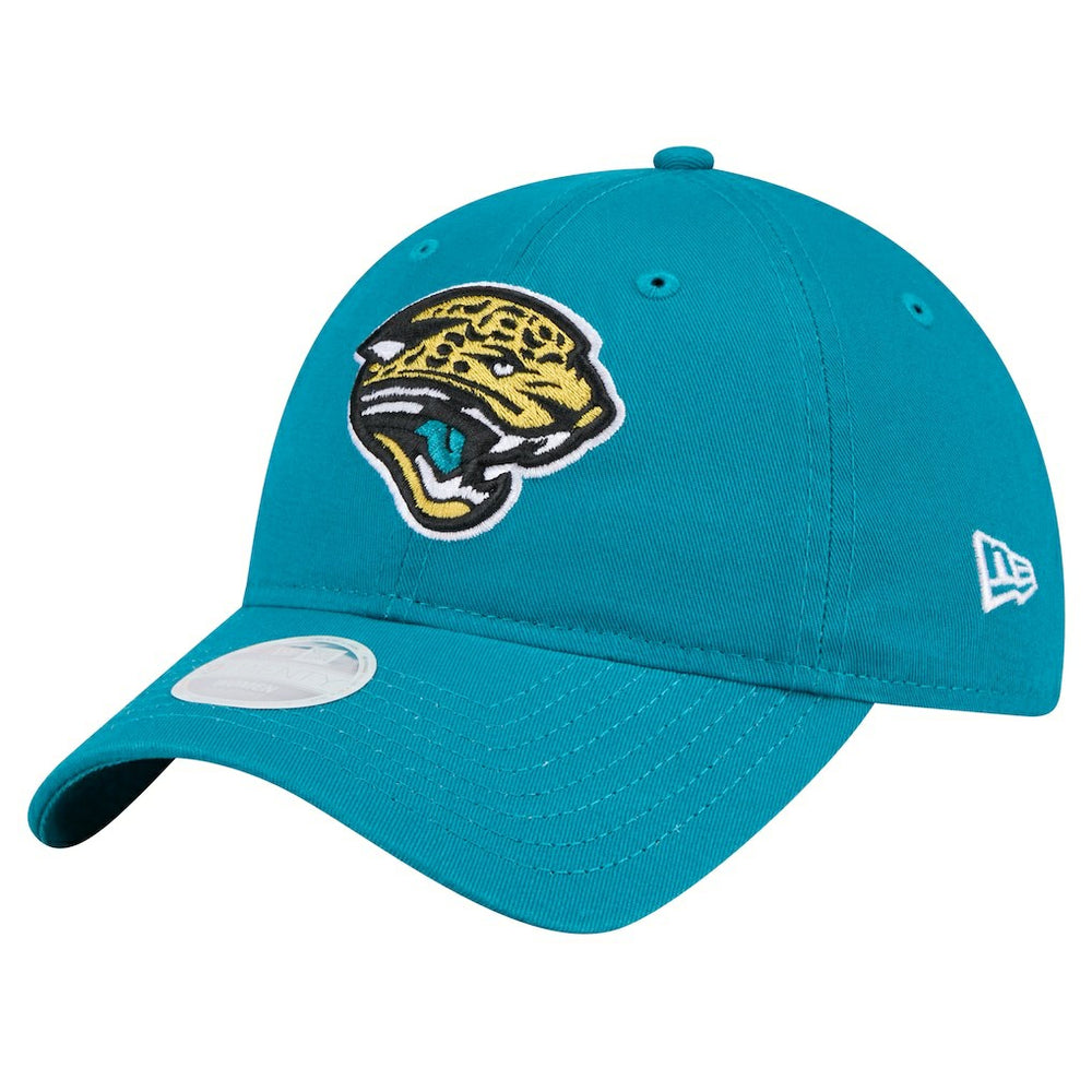 Jacksonville Jaguars New Era Women's Throwback Main Core Classic 2.0 9TWENTY Adjustable Hat - Teal on sale