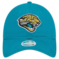 Jacksonville Jaguars New Era Women's Throwback Main Core Classic 2.0 9TWENTY Adjustable Hat - Teal on sale