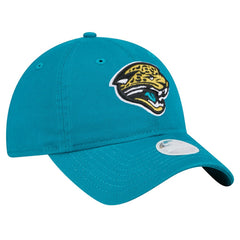 Jacksonville Jaguars New Era Women's Throwback Main Core Classic 2.0 9TWENTY Adjustable Hat - Teal on sale