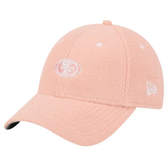 San Francisco 49ers New Era Women's Cozy Sherpa 9FORTY Adjustable Hat - Light Pink for sale