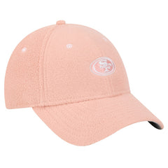 San Francisco 49ers New Era Women's Cozy Sherpa 9FORTY Adjustable Hat - Light Pink for sale