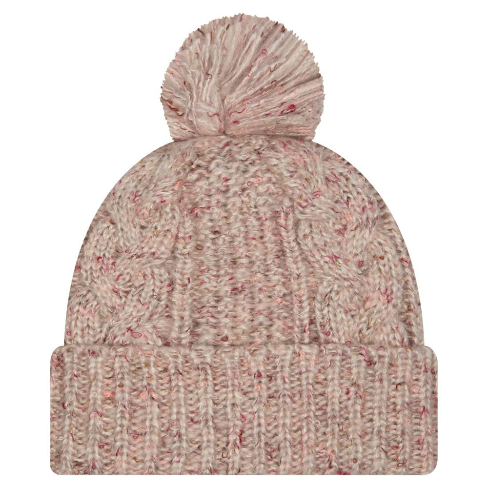 New York Jets New Era Women's Trendy Tone Cuffed Knit Hat with Pom - Stone sale