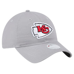 Kansas City Chiefs New Era Women's Main 9TWENTY Adjustable Hat - Gray cheap