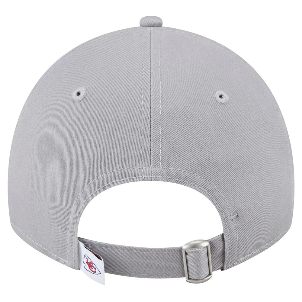 Kansas City Chiefs New Era Women's Main 9TWENTY Adjustable Hat - Gray cheap