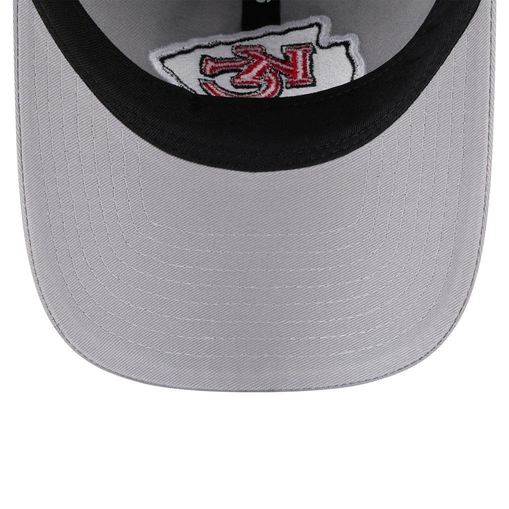 Kansas City Chiefs New Era Women's Main 9TWENTY Adjustable Hat - Gray cheap