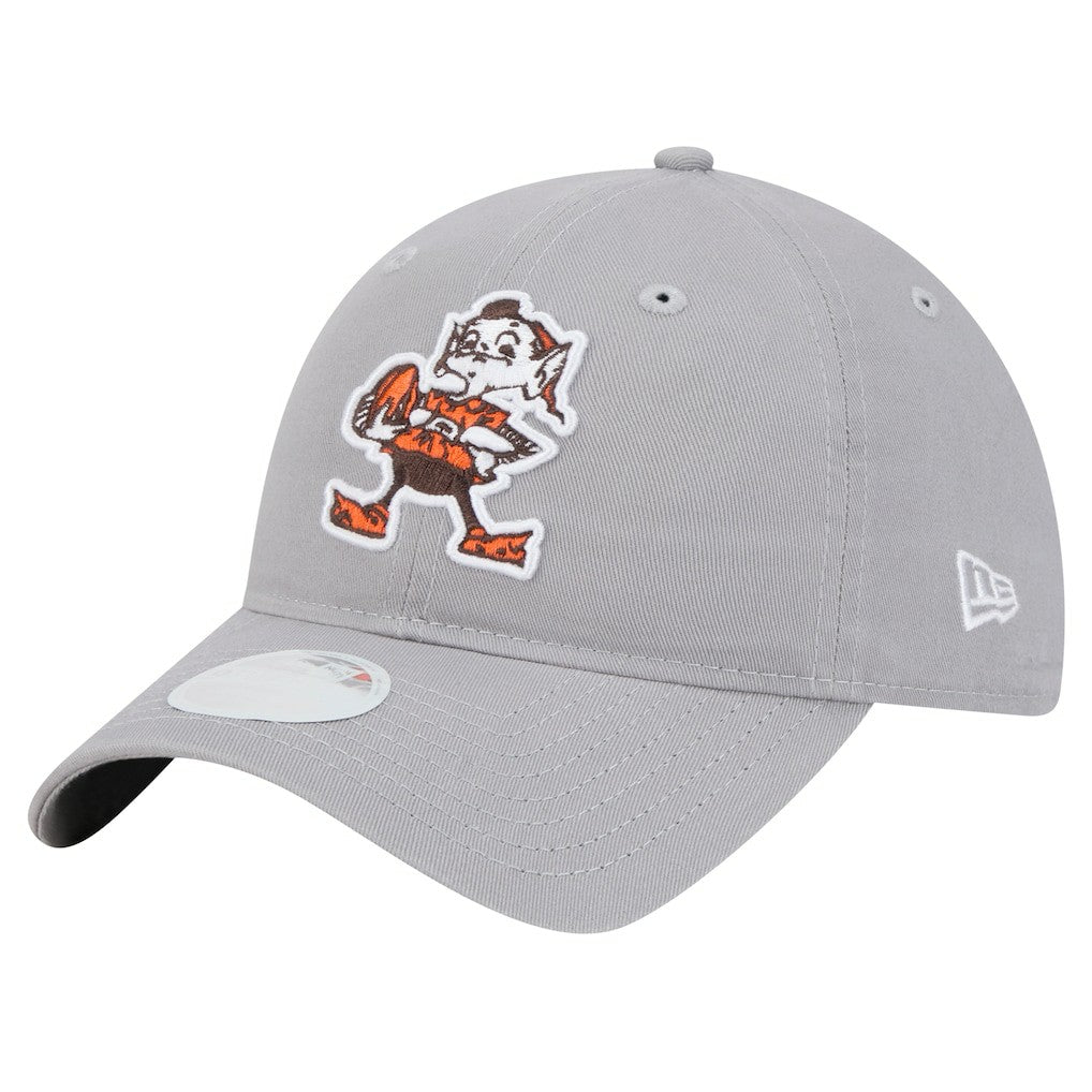 Cleveland Browns New Era Women's Main 9TWENTY Adjustable Hat - Gray for sale