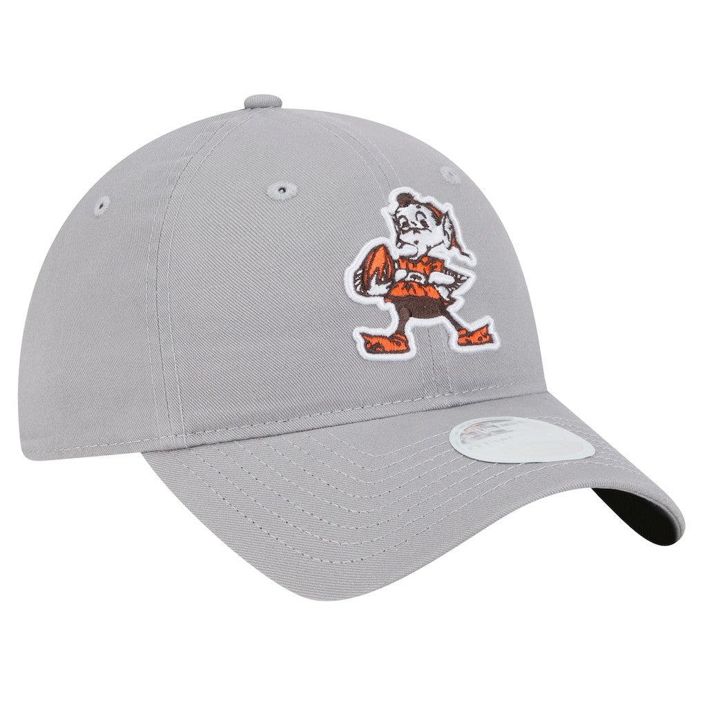 Cleveland Browns New Era Women's Main 9TWENTY Adjustable Hat - Gray for sale