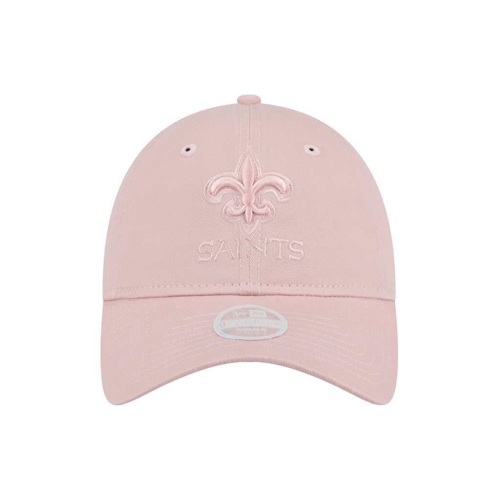 New Orleans Saints New Era Women's Main 9TWENTY Adjustable Hat Main 9TWENTY Adjustable Hat - Light Pink on sale