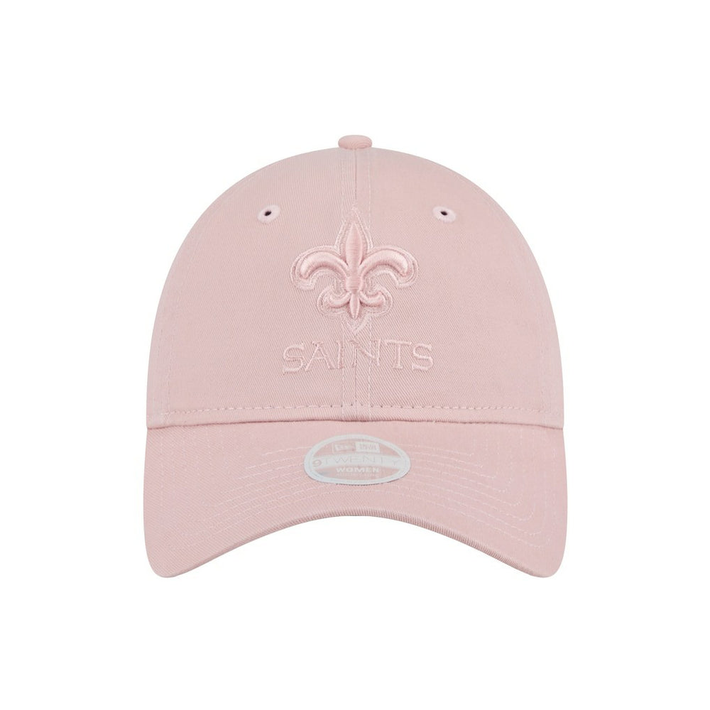 New Orleans Saints New Era Women's Main 9TWENTY Adjustable Hat Main 9TWENTY Adjustable Hat - Light Pink on sale