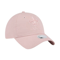 New Orleans Saints New Era Women's Main 9TWENTY Adjustable Hat Main 9TWENTY Adjustable Hat - Light Pink on sale