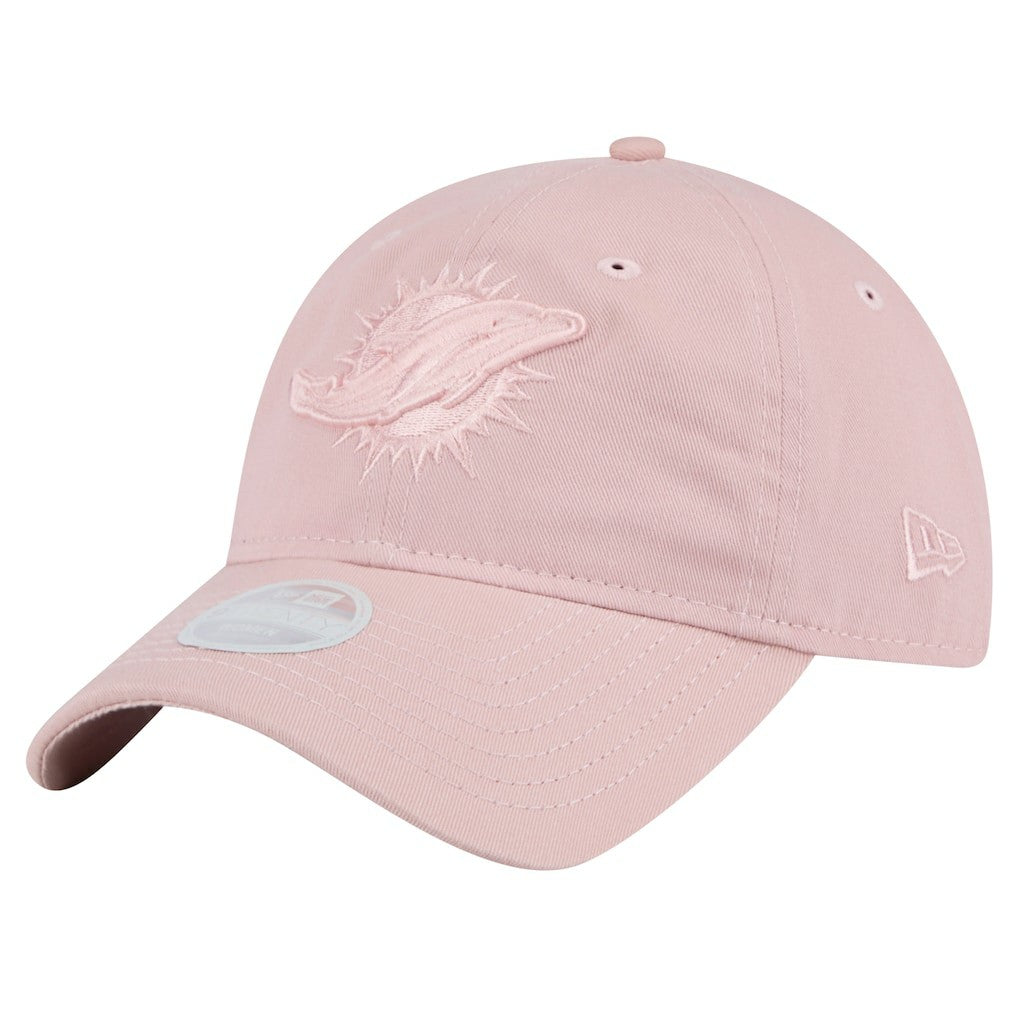 Miami Dolphins New Era Women's Main 9TWENTY Adjustable Hat - Light Pink discount
