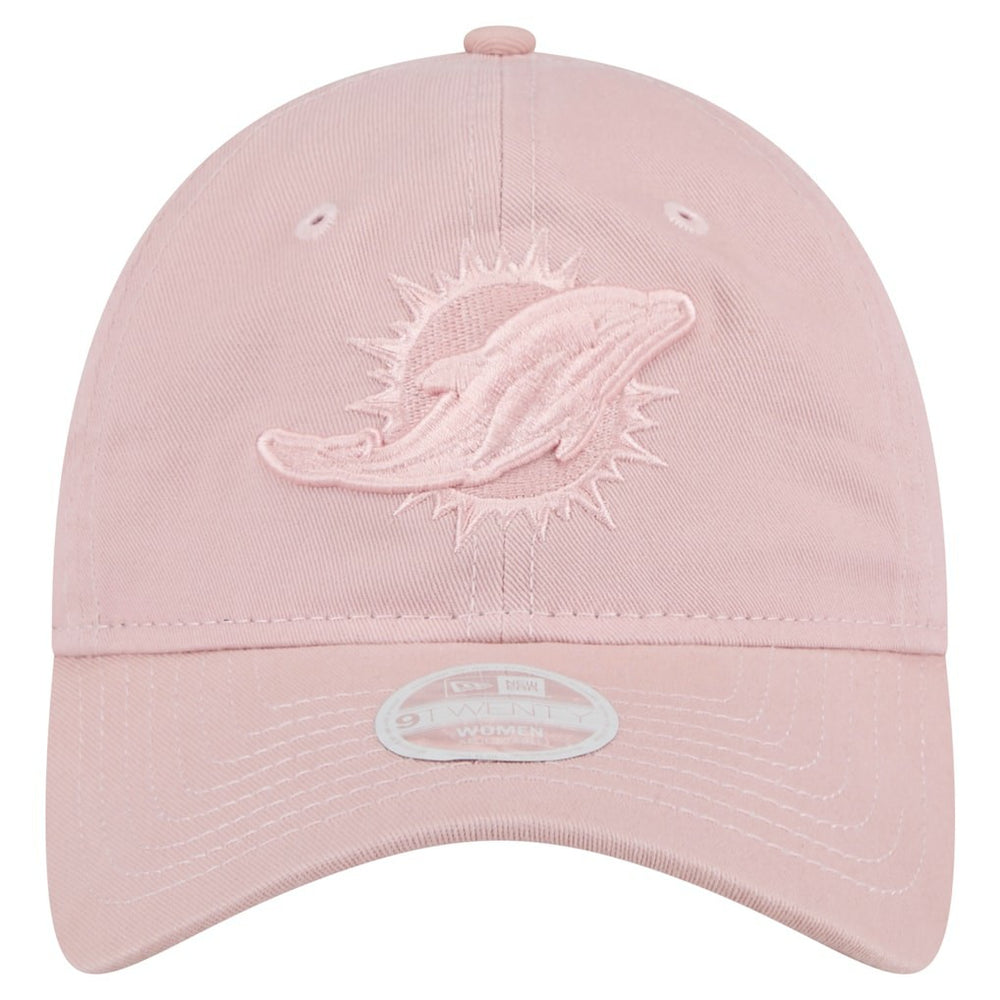 Miami Dolphins New Era Women's Main 9TWENTY Adjustable Hat - Light Pink discount