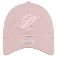 Miami Dolphins New Era Women's Main 9TWENTY Adjustable Hat - Light Pink discount