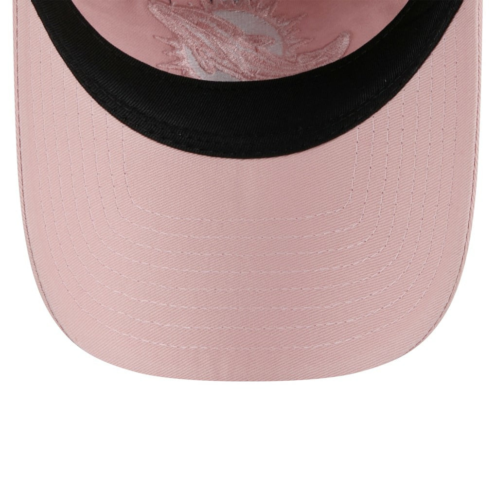 Miami Dolphins New Era Women's Main 9TWENTY Adjustable Hat - Light Pink discount