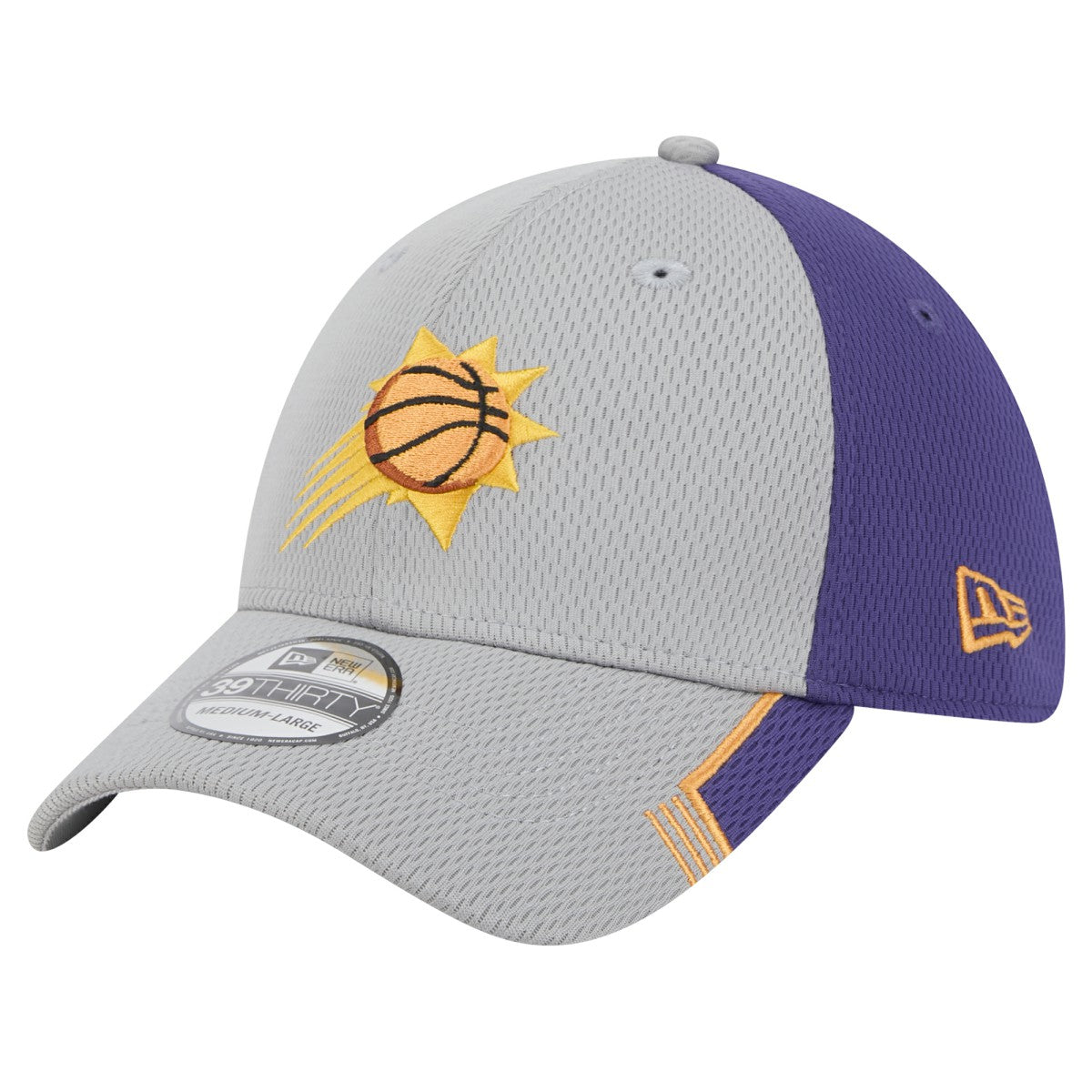 Phoenix Suns Active Trim 39THIRTY Flex Hat - Gray/Purple | New Era cheap