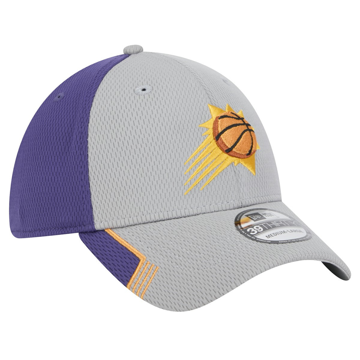 Phoenix Suns Active Trim 39THIRTY Flex Hat - Gray/Purple | New Era cheap