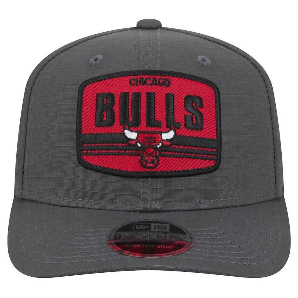 Chicago Bulls Team Elevated Patch 9SEVENTY Adjustable Hat - Graphite | New Era for sale
