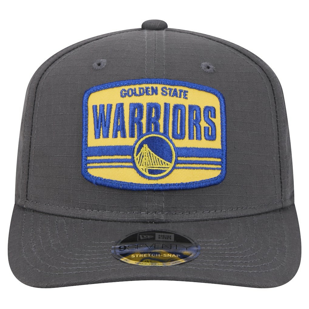 Golden State Warriors Team Elevated Patch 9SEVENTY Adjustable Hat sale - Graphite | New Era cheap